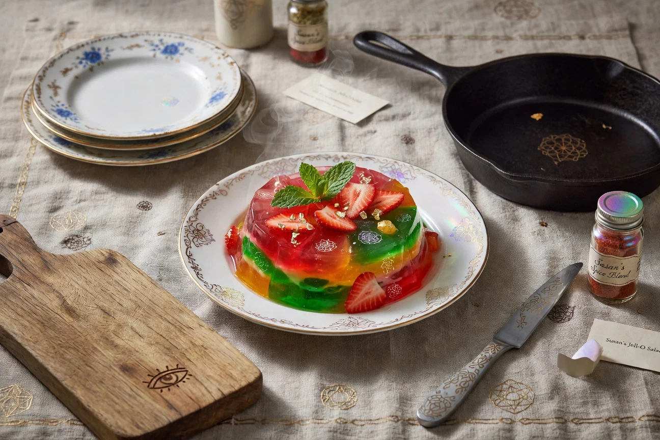 Susan's Jell-O "Salad" Photographic Plate