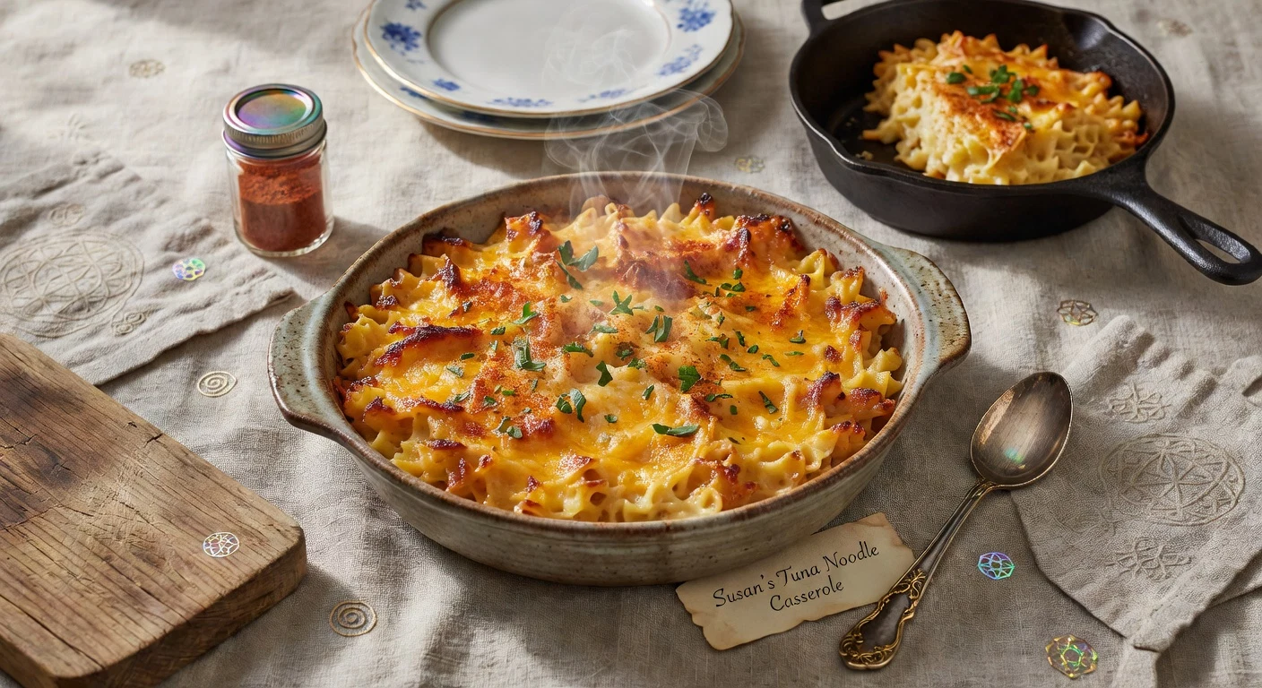 Susan's Tuna Noodle Casserole Photographic Plate