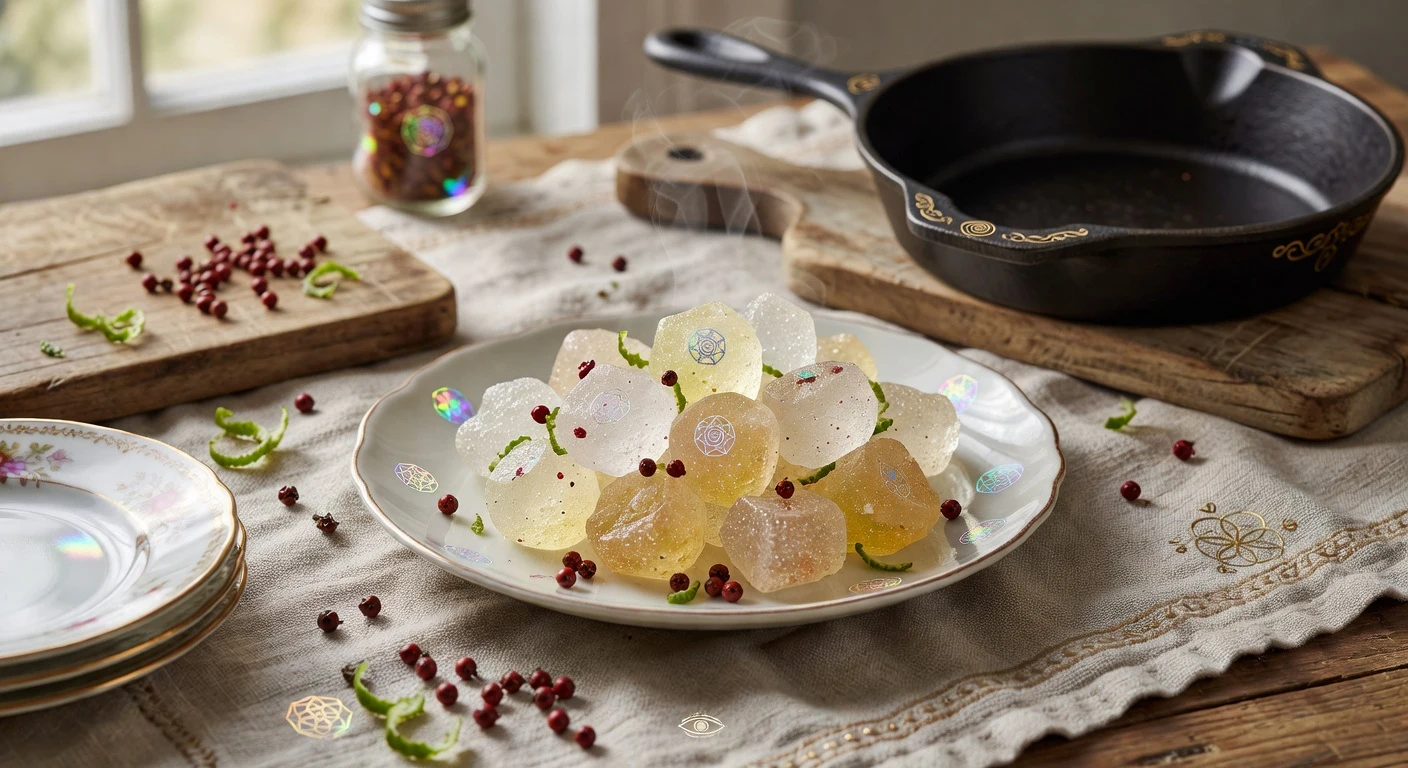 31. Szechuan Peppercorn Sour Fizz Candy (The Numbing Sour) Photographic Plate