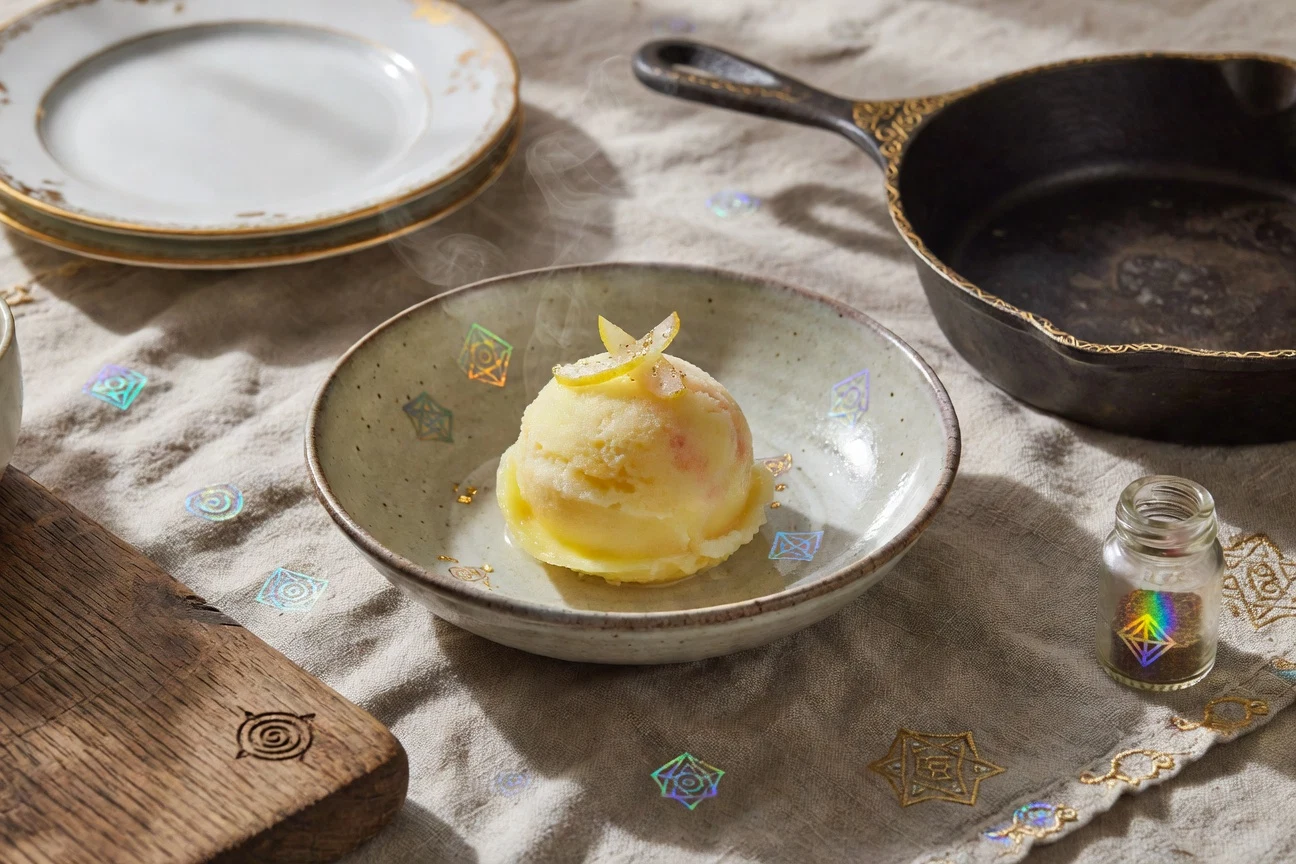 Sour Citrus Sorbet Photographic Plate