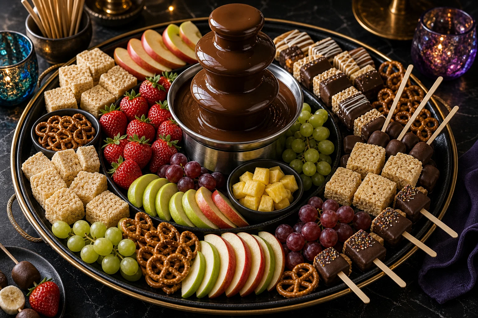 12. The Vorathic Chocolate Fountain Party Platter Photographic Plate