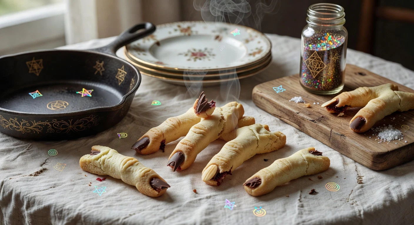 10. Zombie Finger Cookies Photographic Plate