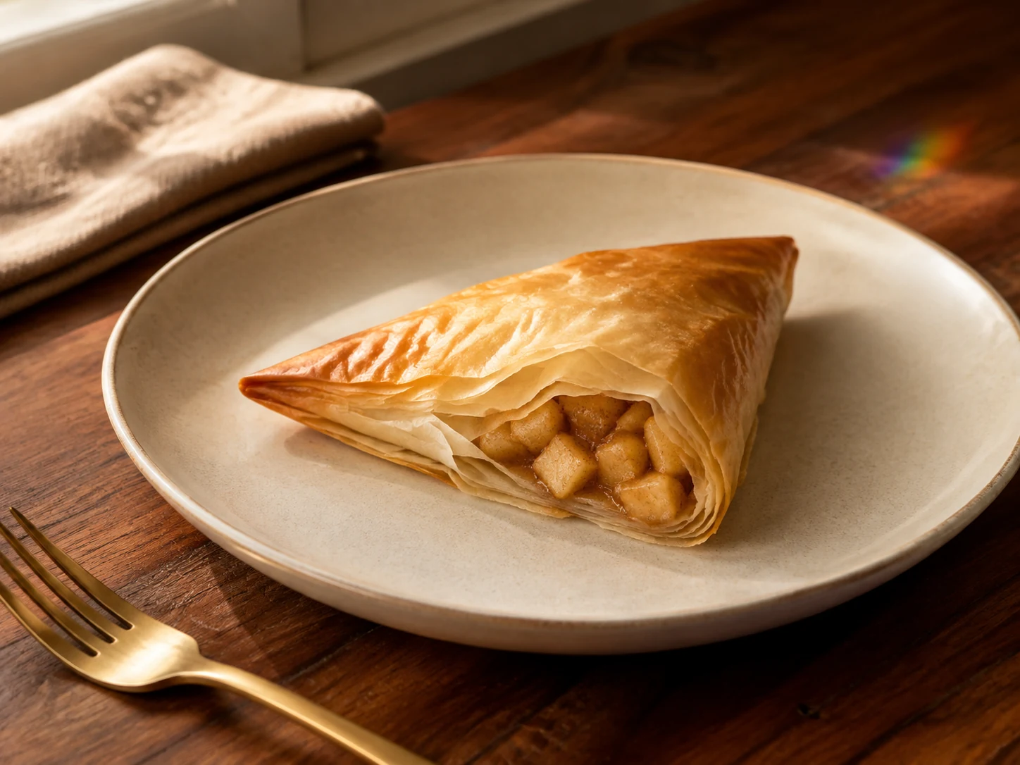 AI illustration of Apple-Cinnamon Phyllo Pockets