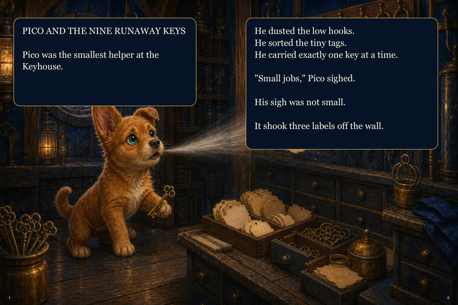 Illustrated spread 1. The complete page text follows the image.