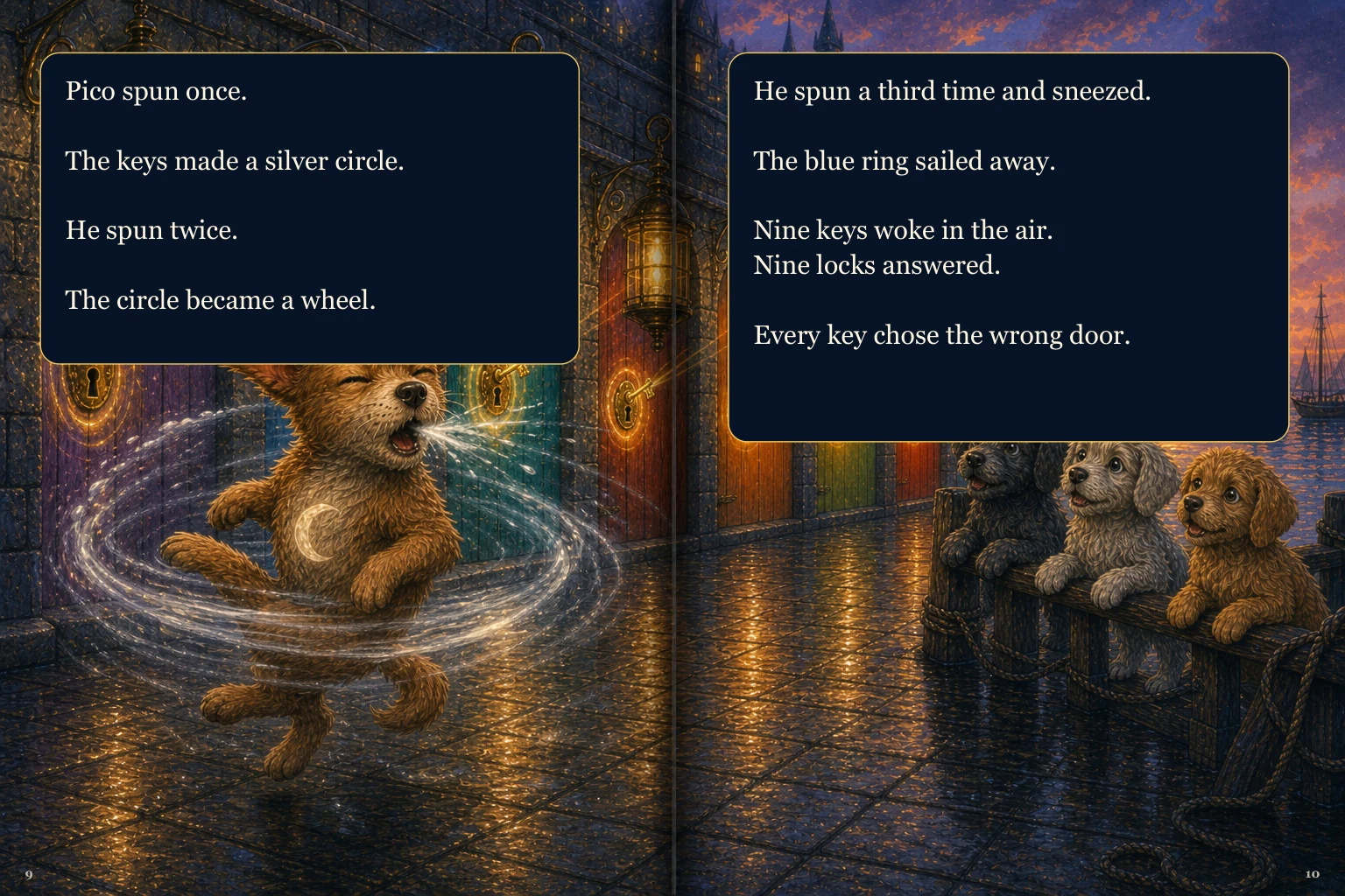 Illustrated spread 5. The complete page text follows the image.