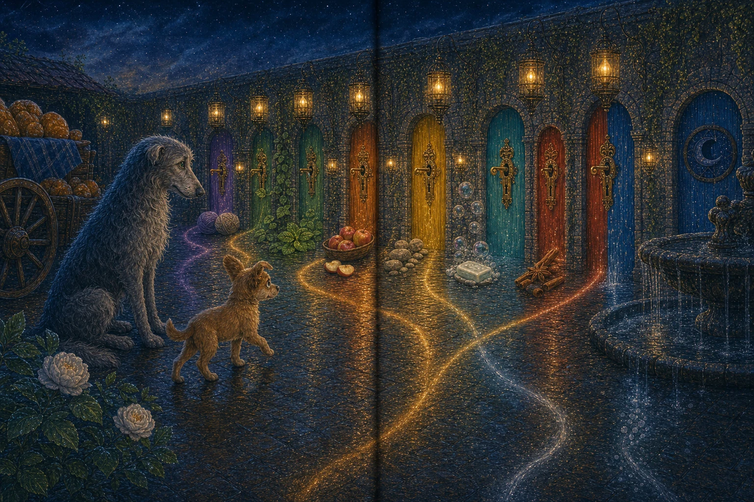 Illustrated spread 10. The complete page text follows the image.