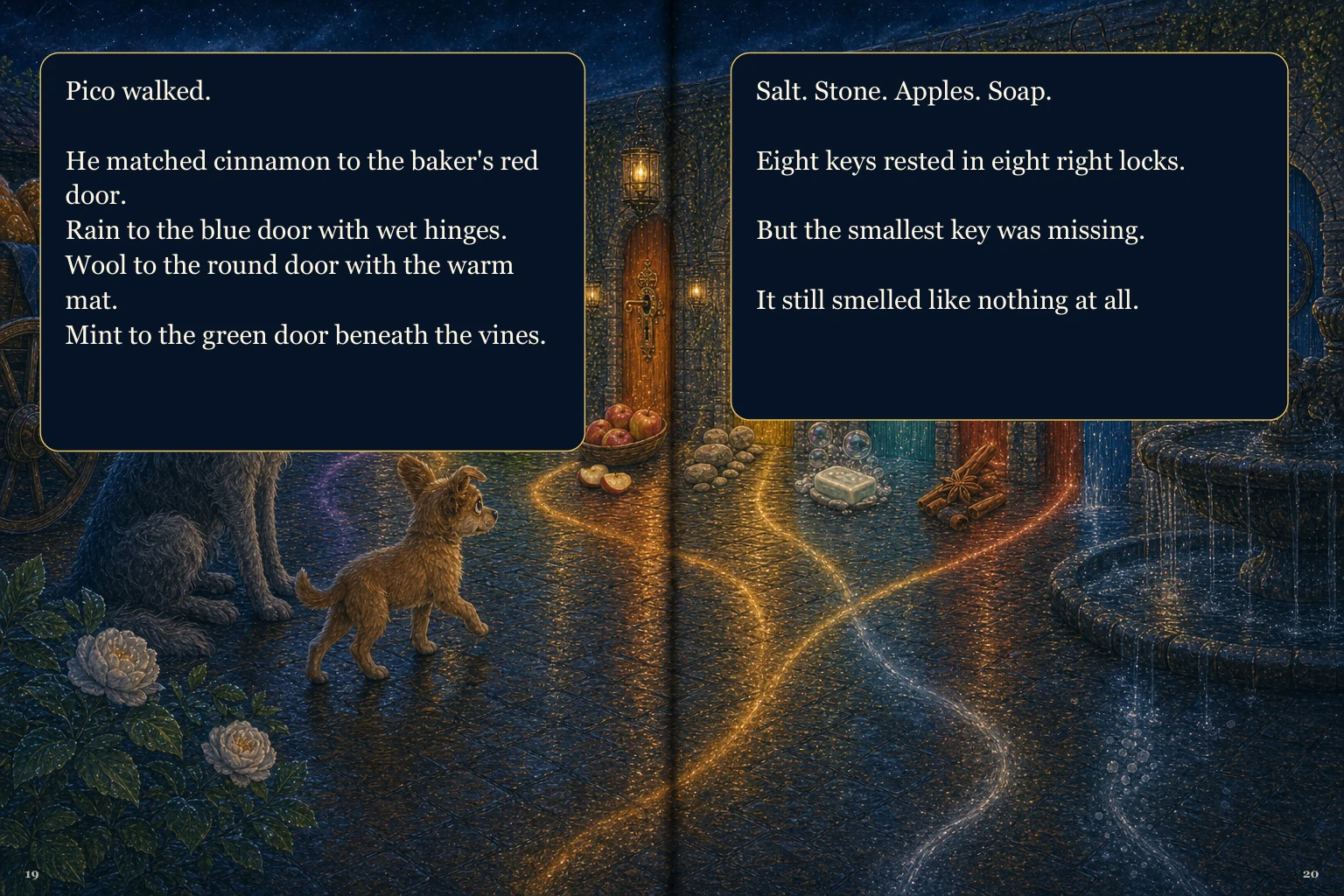 Illustrated spread 10. The complete page text follows the image.