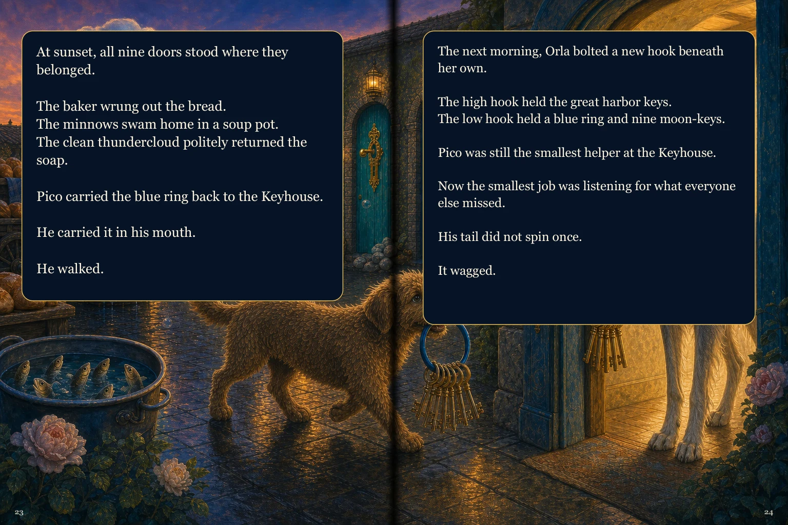 Illustrated spread 12. The complete page text follows the image.