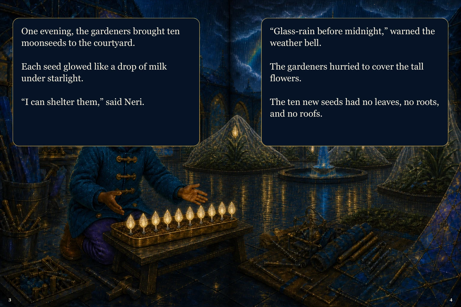 Illustrated spread 2. The complete page text follows the image.