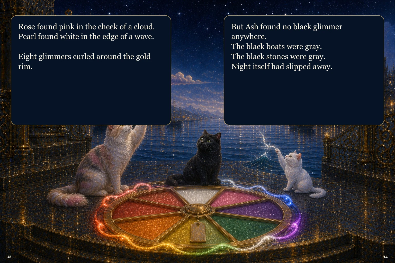 Illustrated spread 7. The complete page text follows the image.