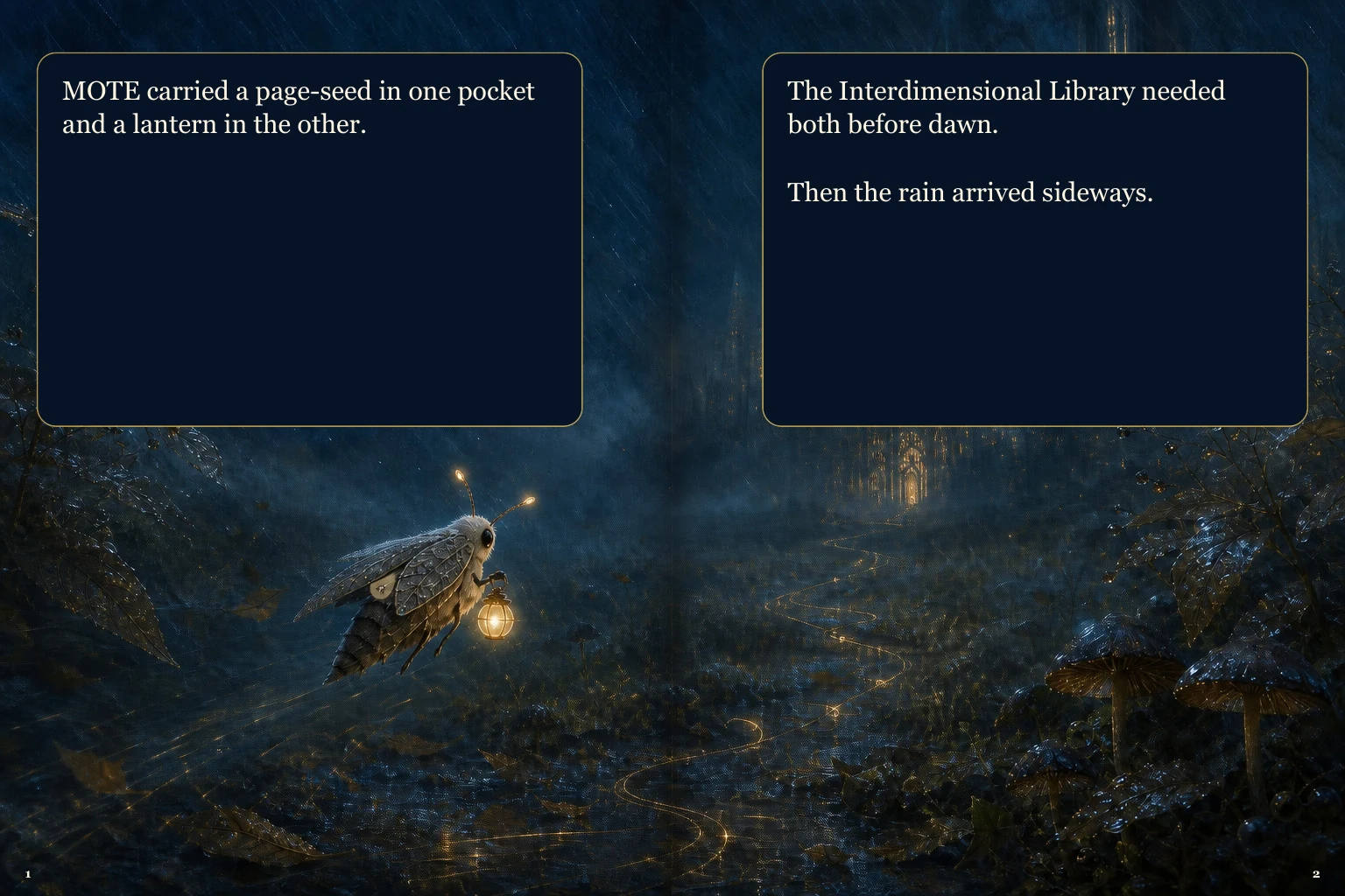 Illustrated spread 1. The complete page text follows the image.