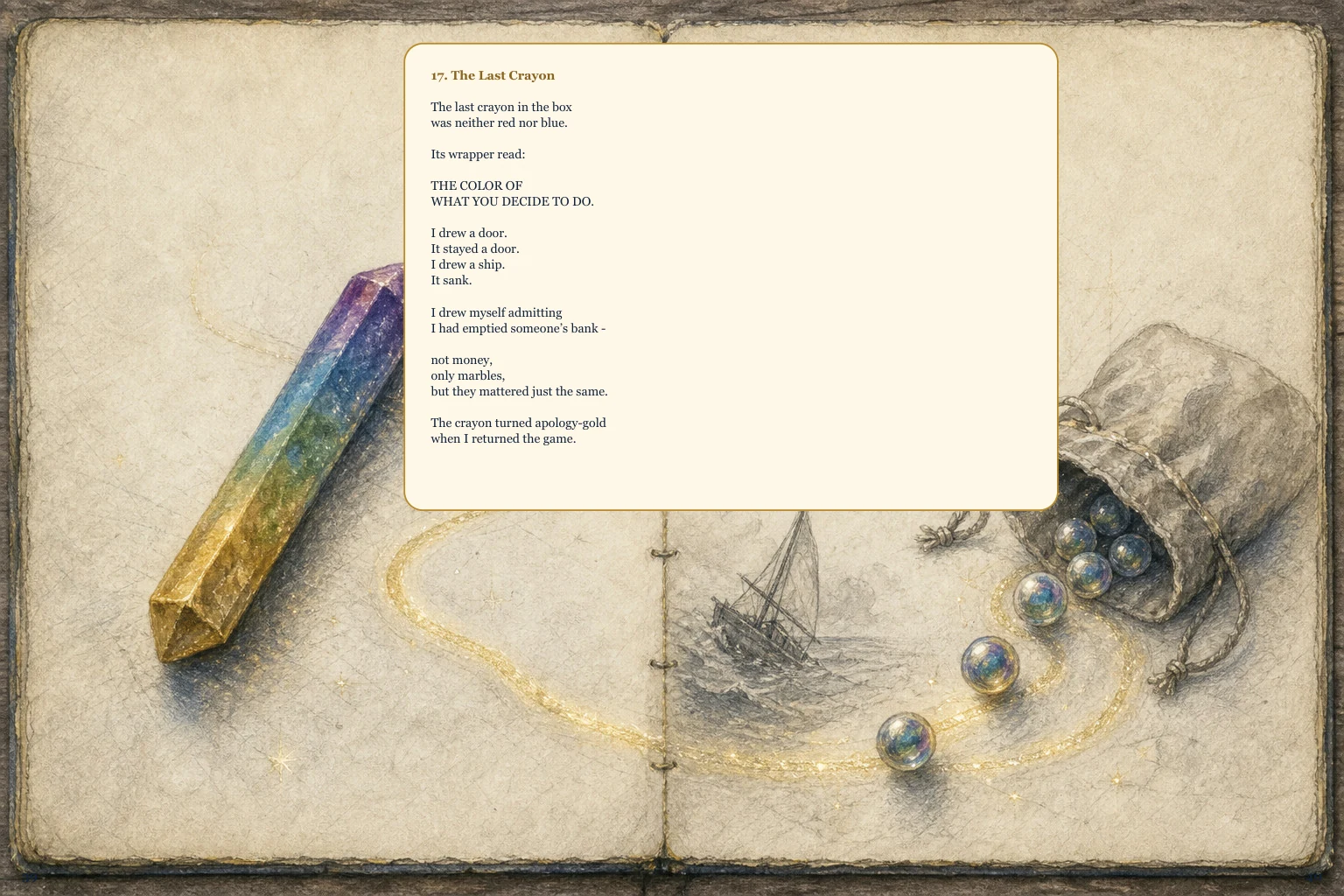 Illustrated spread 20. The complete page text follows the image.