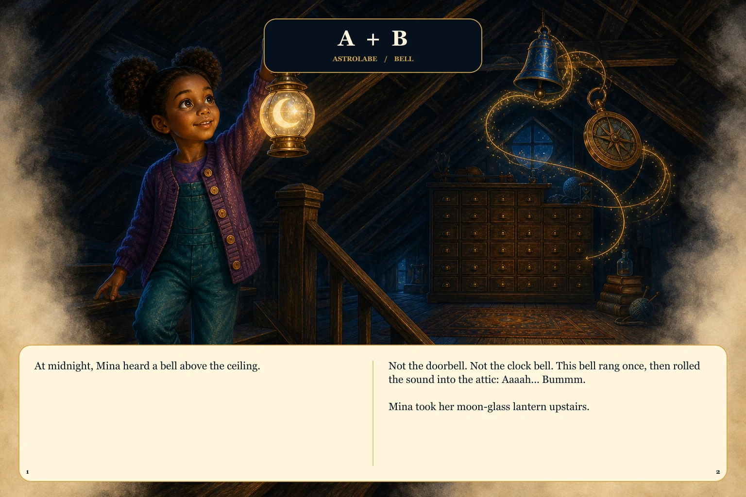 Illustrated spread 1. The complete page text follows the image.