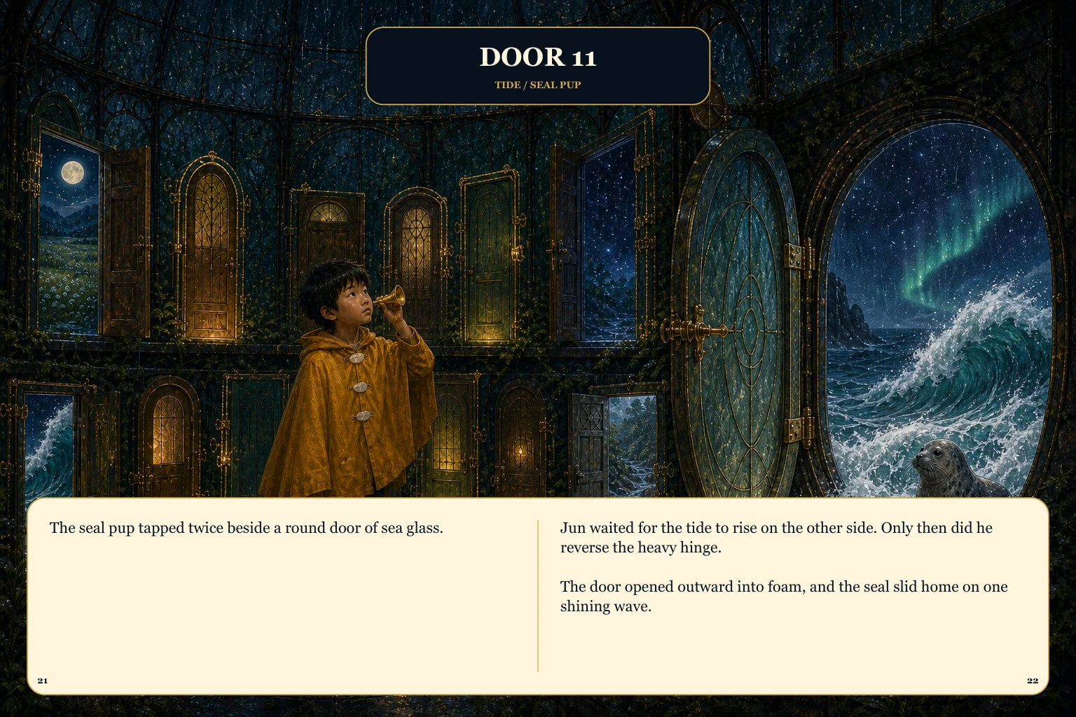 Illustrated spread 11. The complete page text follows the image.