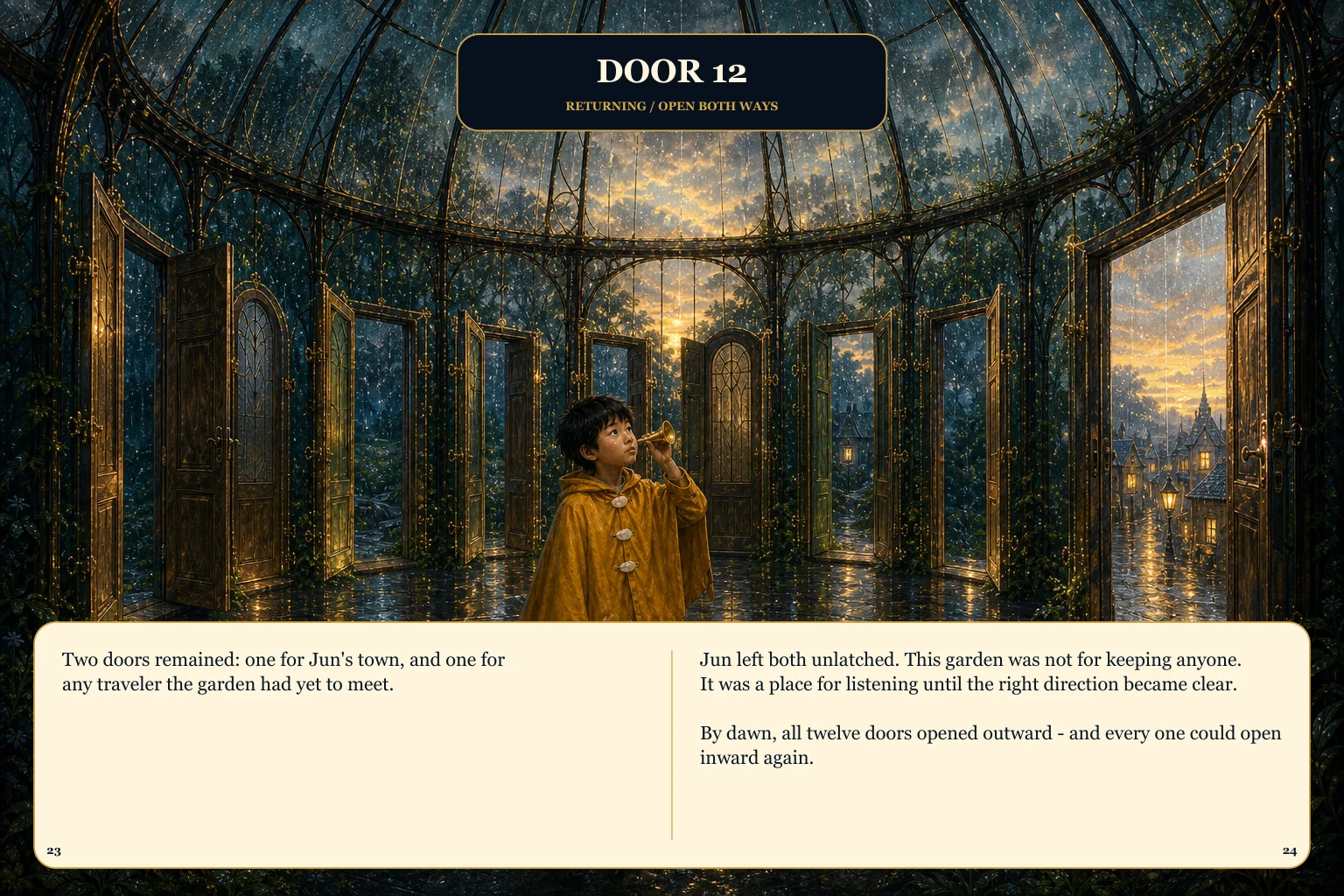 Illustrated spread 12. The complete page text follows the image.