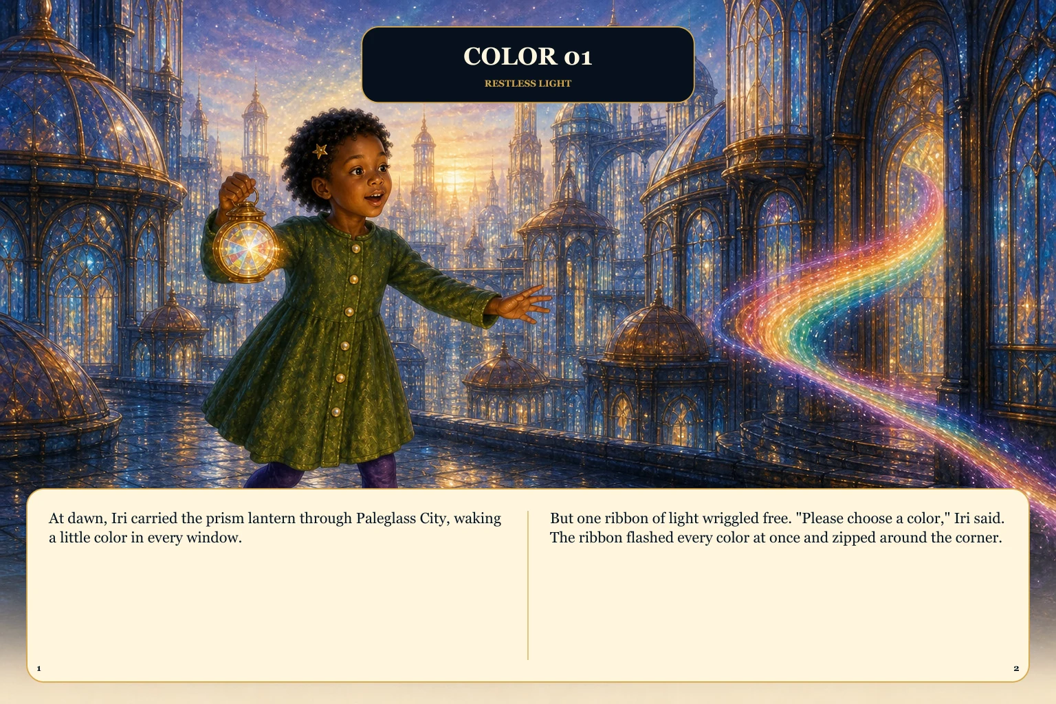 Illustrated spread 1. The complete page text follows the image.