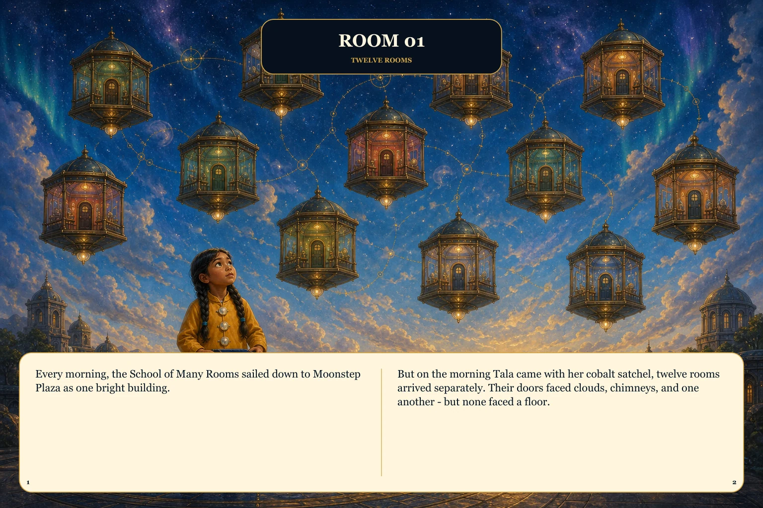 Illustrated spread 1. The complete page text follows the image.