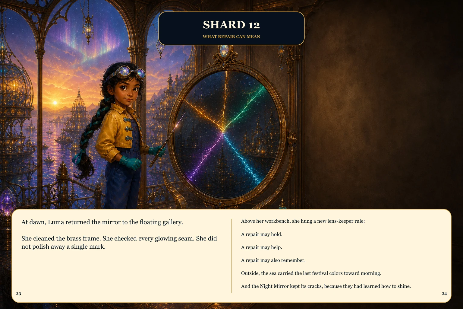 Illustrated spread 12. The complete page text follows the image.