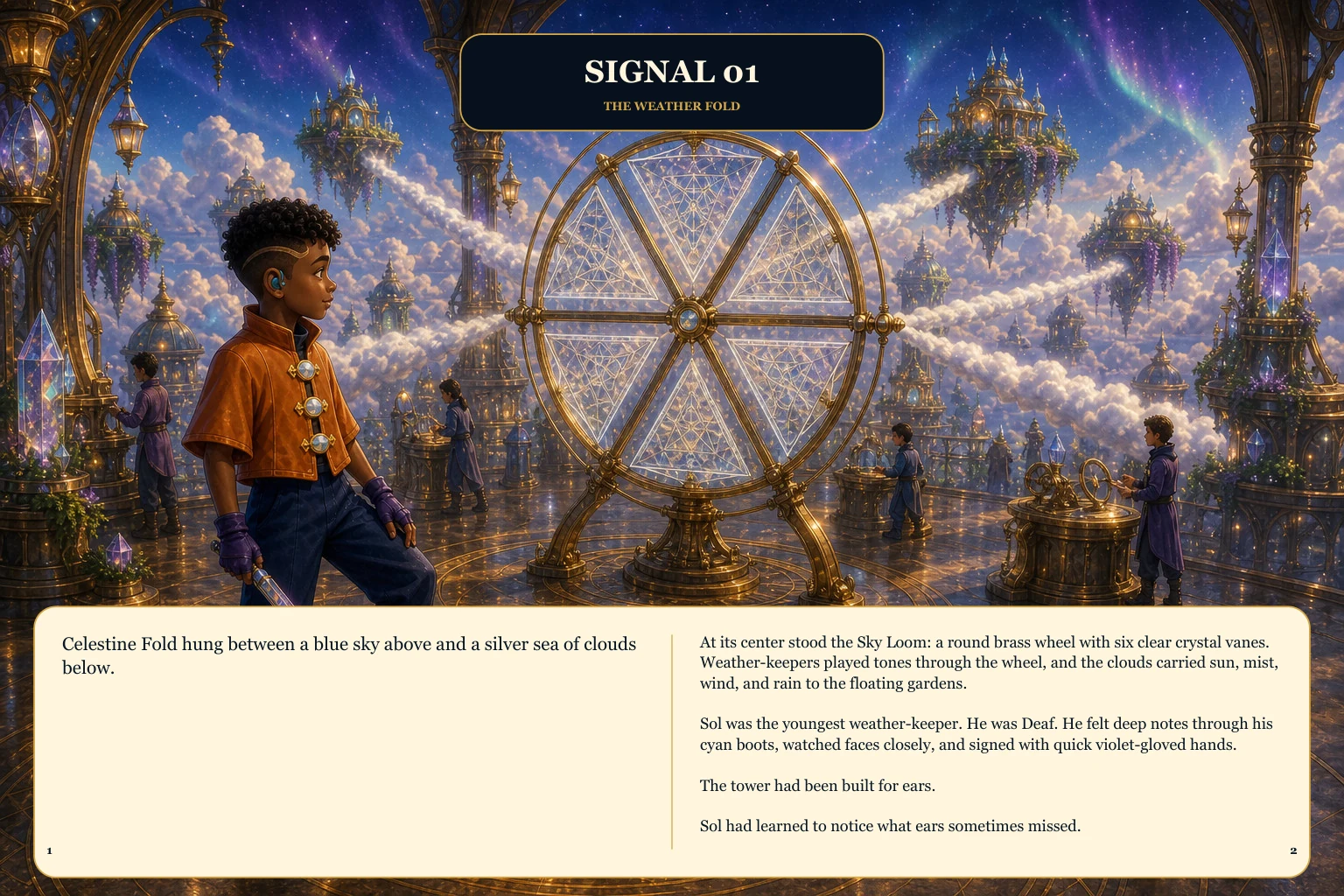 Illustrated spread 1. The complete page text follows the image.