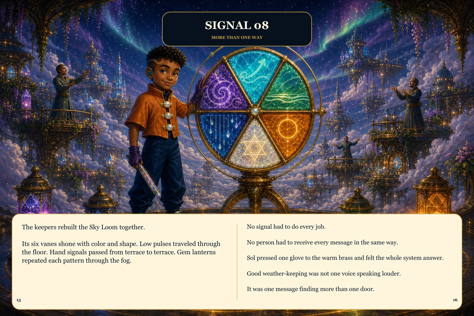 Illustrated spread 8. The complete page text follows the image.