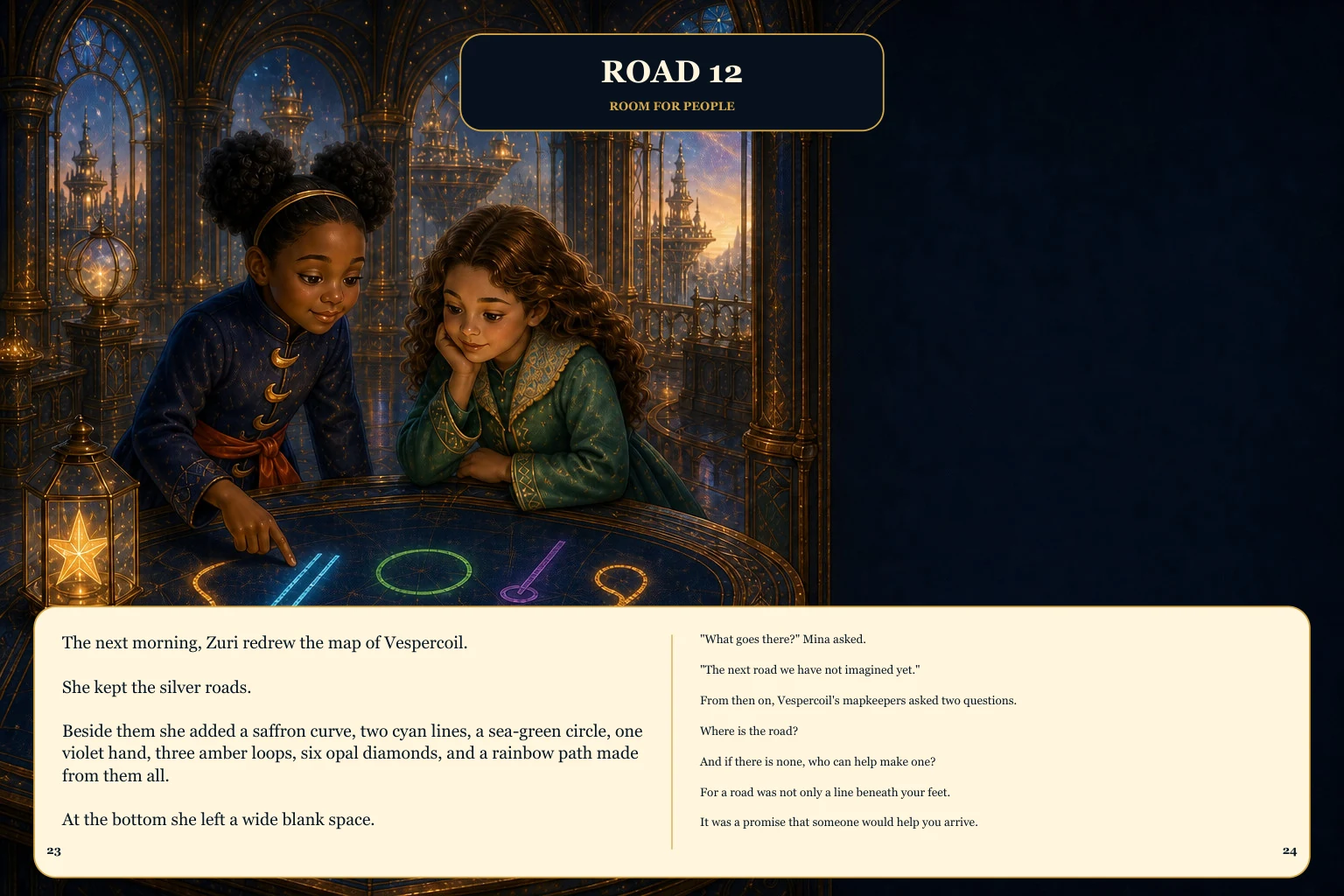 Illustrated spread 12. The complete page text follows the image.
