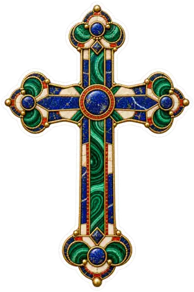 Lapis Malachite Inlay