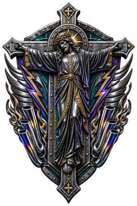 Thunder Shield Crucifix