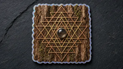 Sri Yantra Red Cedar
