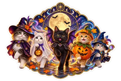 Midnight Cat Parade