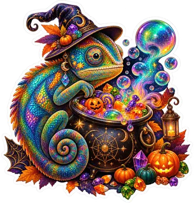 Chameleon Candy Cauldron