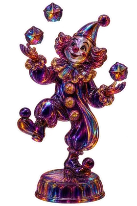 Juggling Stars Clown