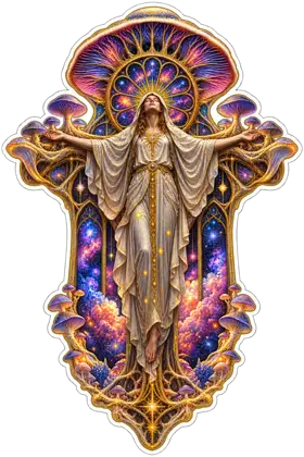 Mushroom Cosmic Spore Cathedral