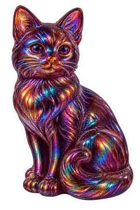 Sitting Cat Figurine