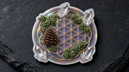 Flower of Life Cedar Cone