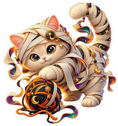 Mummy Yarn Cat