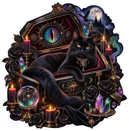 Velvet Coffin Cat