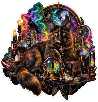 Alchemist Laboratory Cat