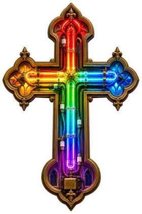 Rainbow Cathedral Neon