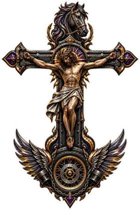 Iron Horse Crucifix