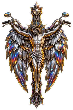 Road Angel Crucifix