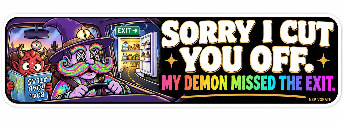 SORRY I CUT YOU OFF. MY DEMON MISSED THE EXIT.