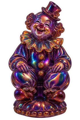 Seated Laughing Clown