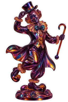 Dancing Cane Clown