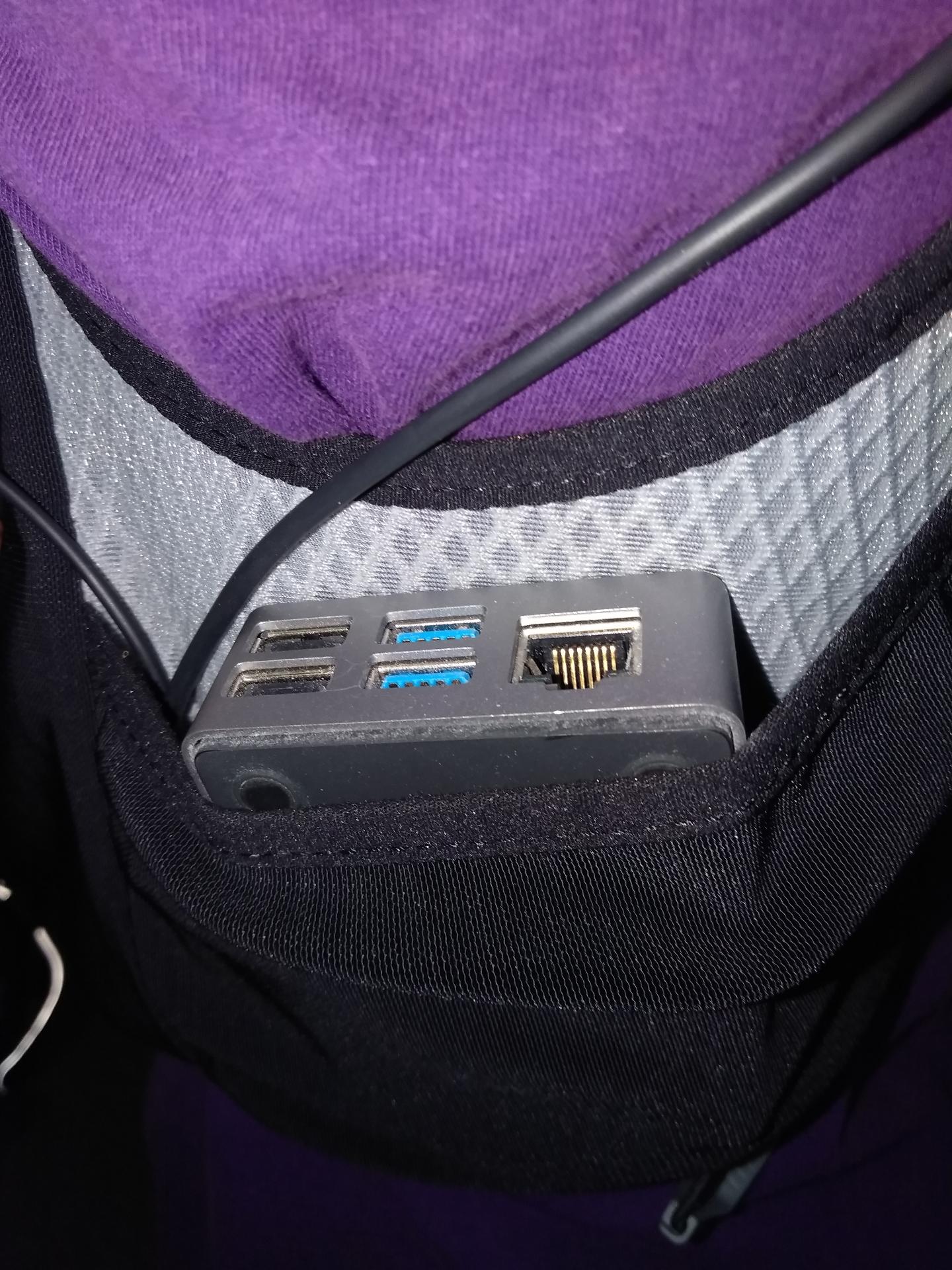 Raspberry Pi 4 in a pocket