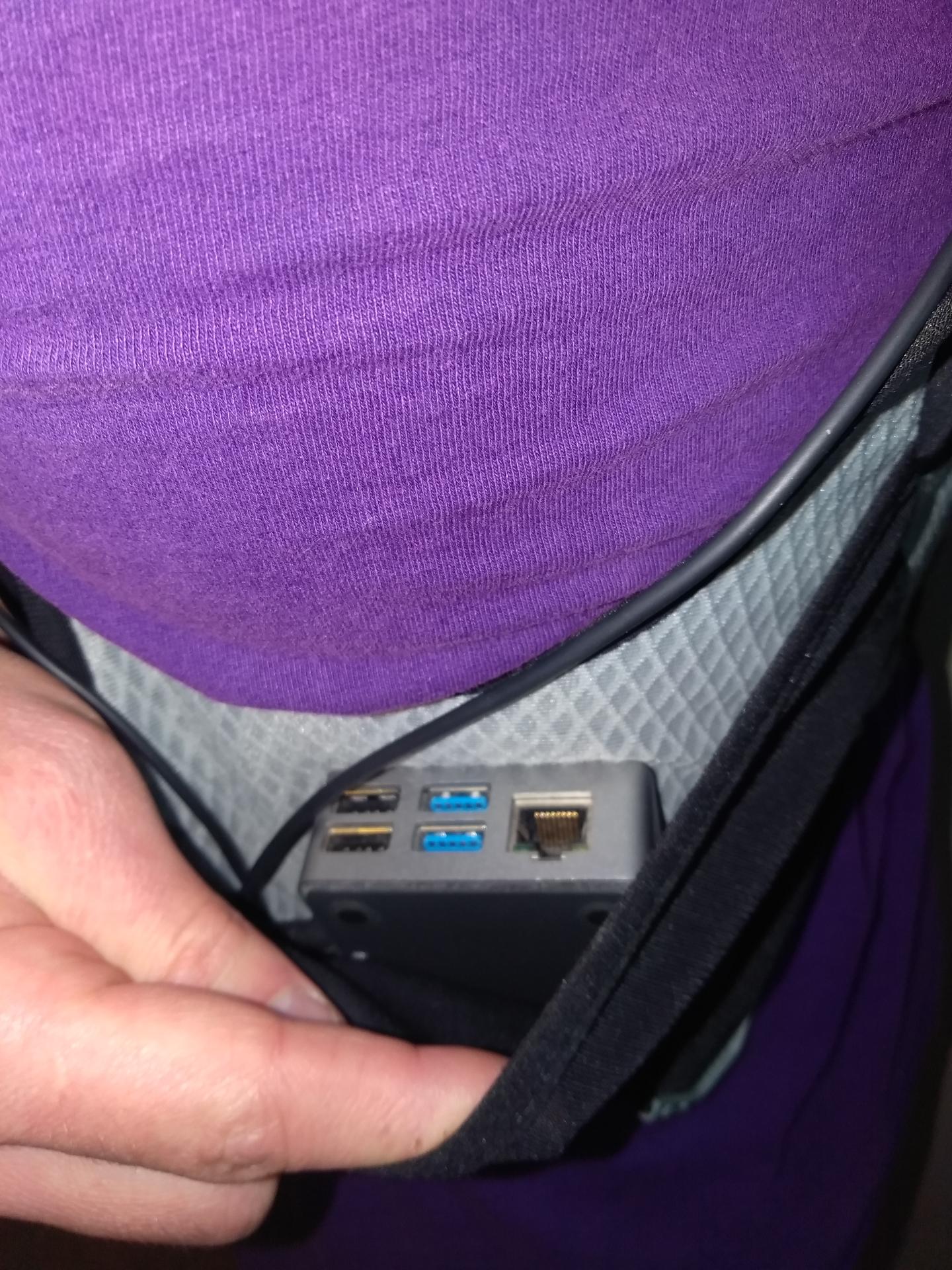 Raspberry Pi 4 in a pocket