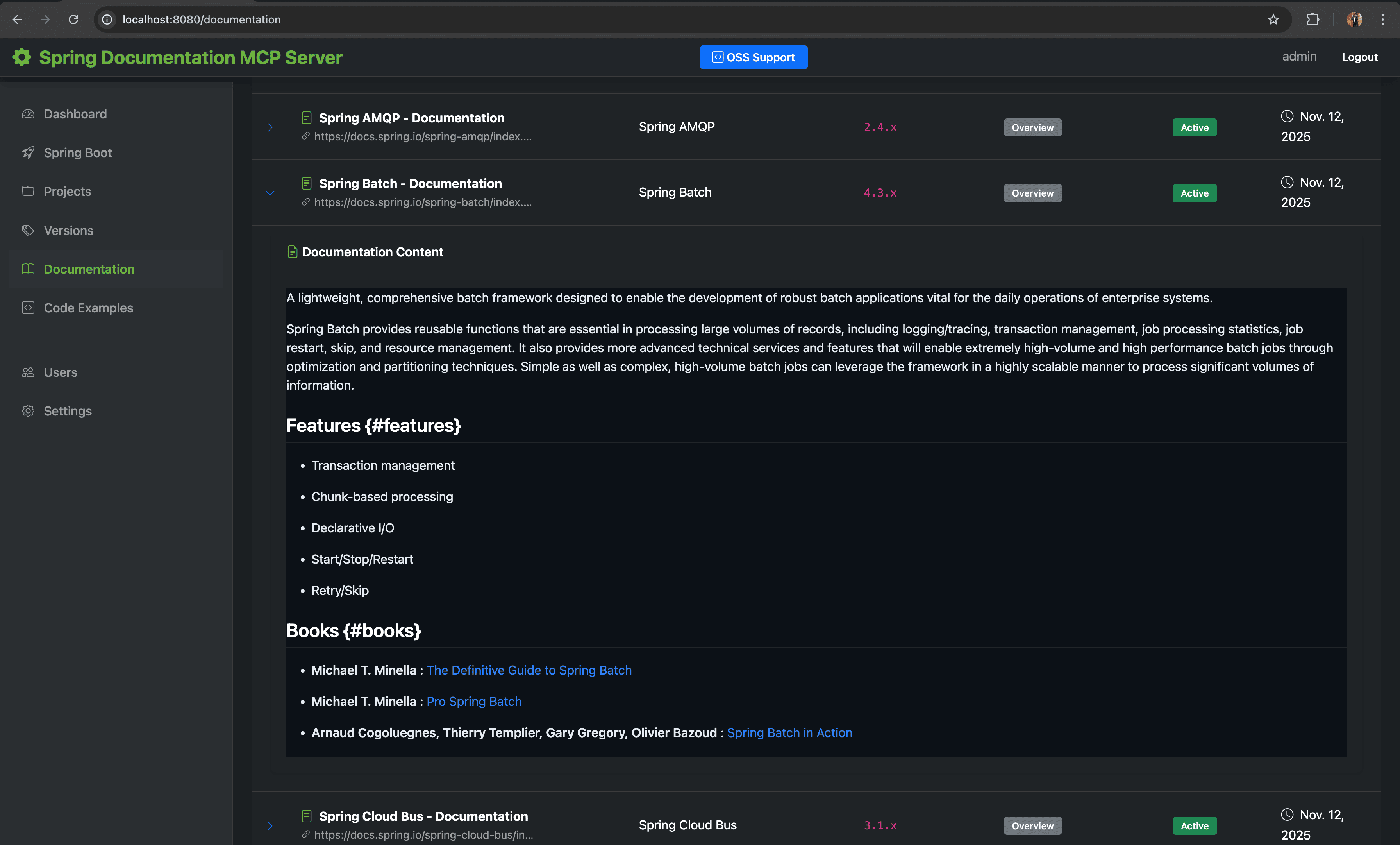 Documentation Markdown