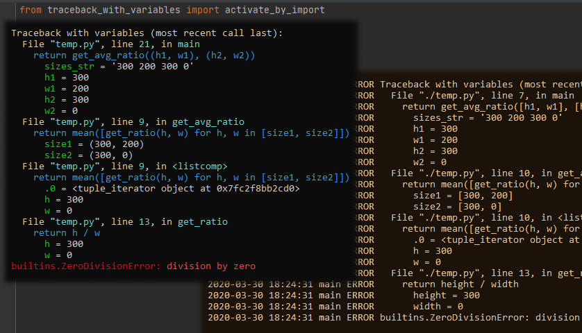 ZERODIVISIONERROR Python. Traceback Python. ZERODIVISIONERROR Python примеры. Autocomplete-Python Traceback output:.