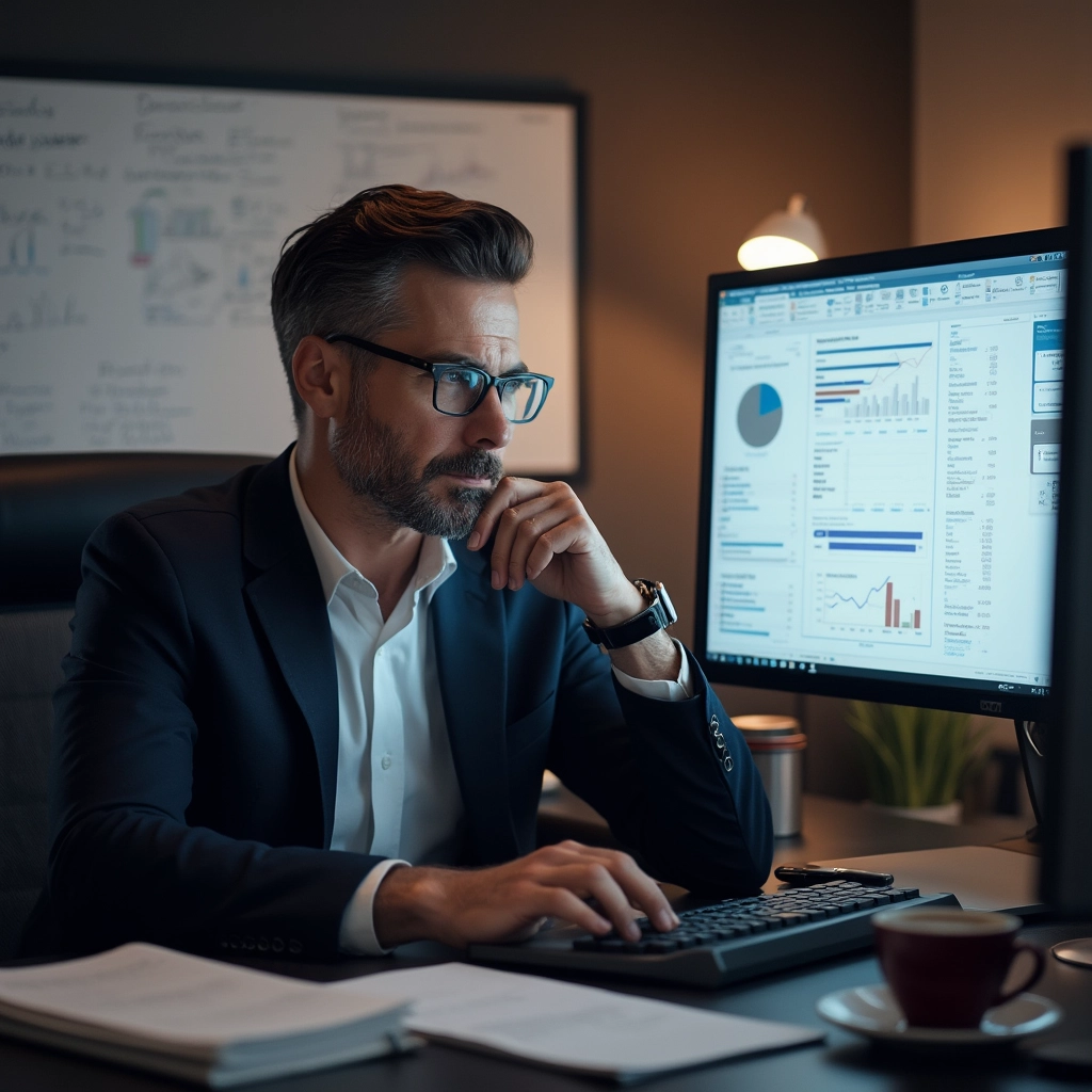 Accountant Working with Software Engineers