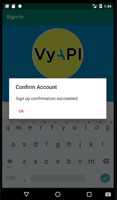 VyAPI Login