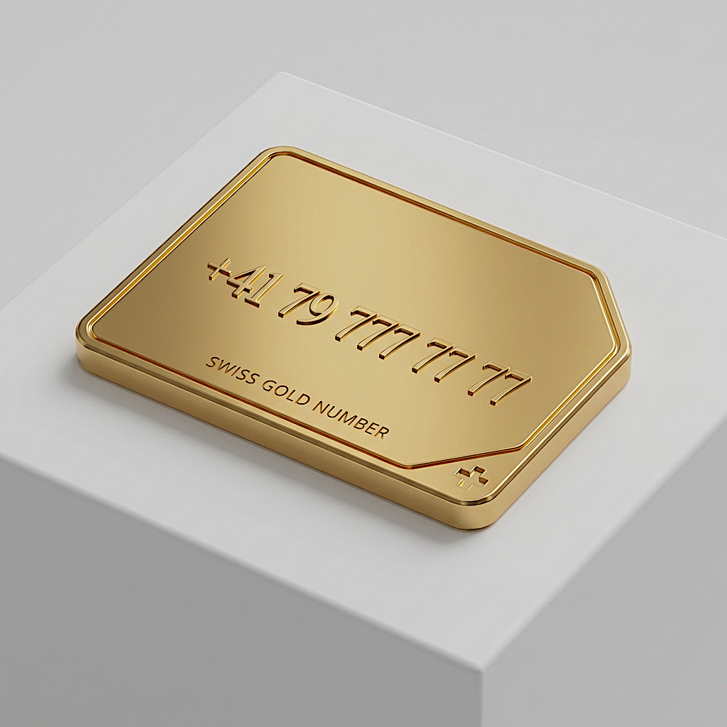 Swiss Gold Number SIM Card